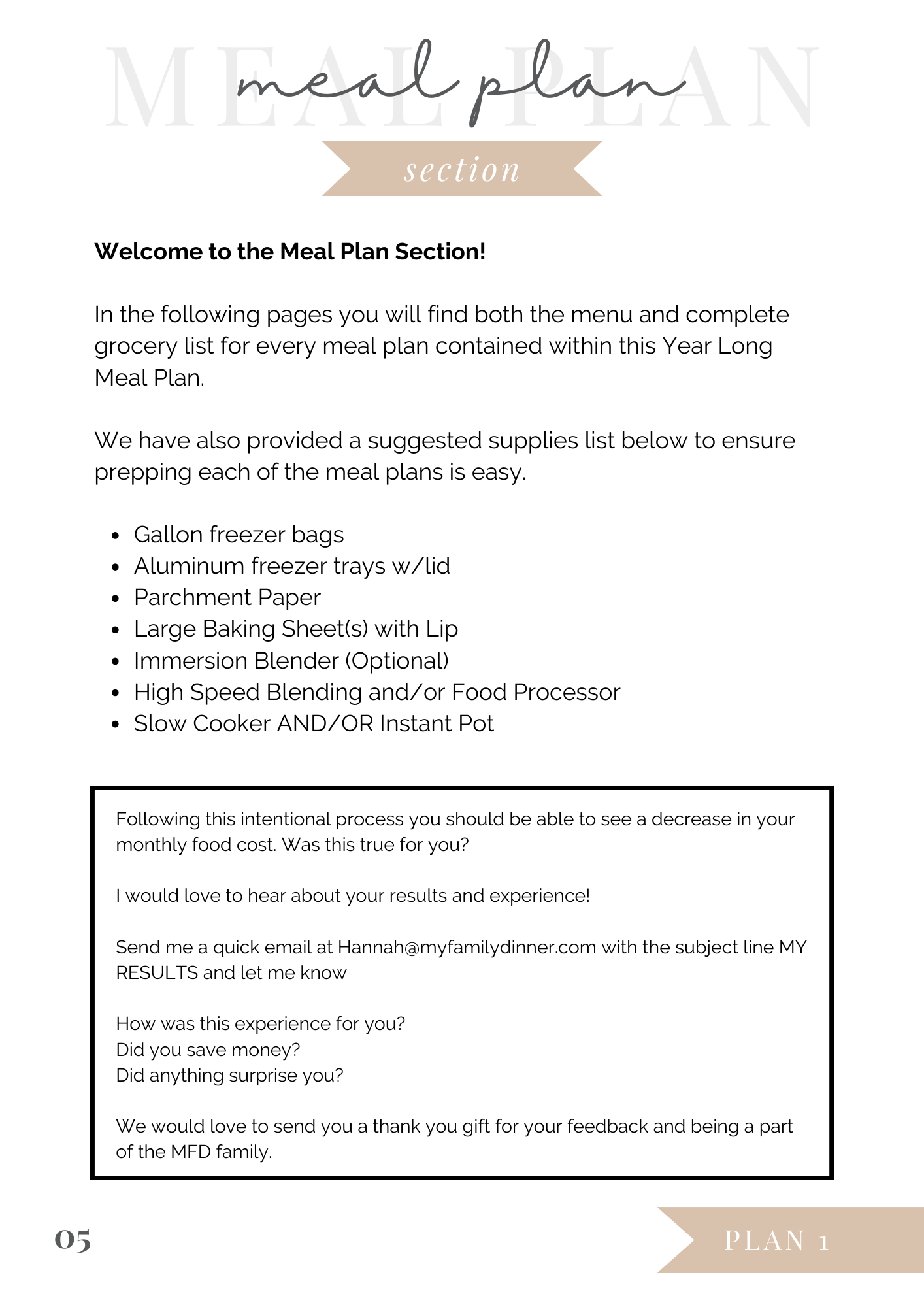 A Year of GLUTEN FREE Meal Plans on a Budget (Digital Download)