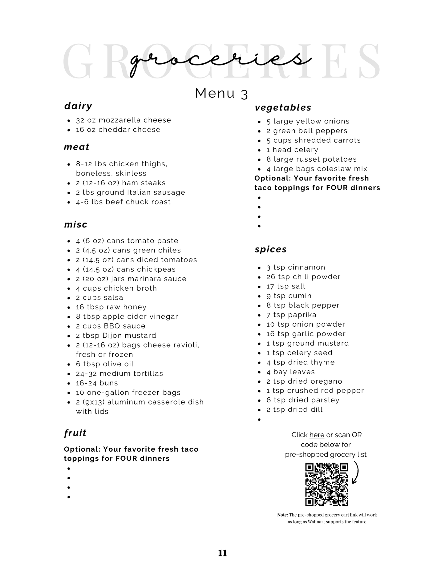 SPECIAL OFFER - A Year of Meal Plans on a Budget (Digital Download)