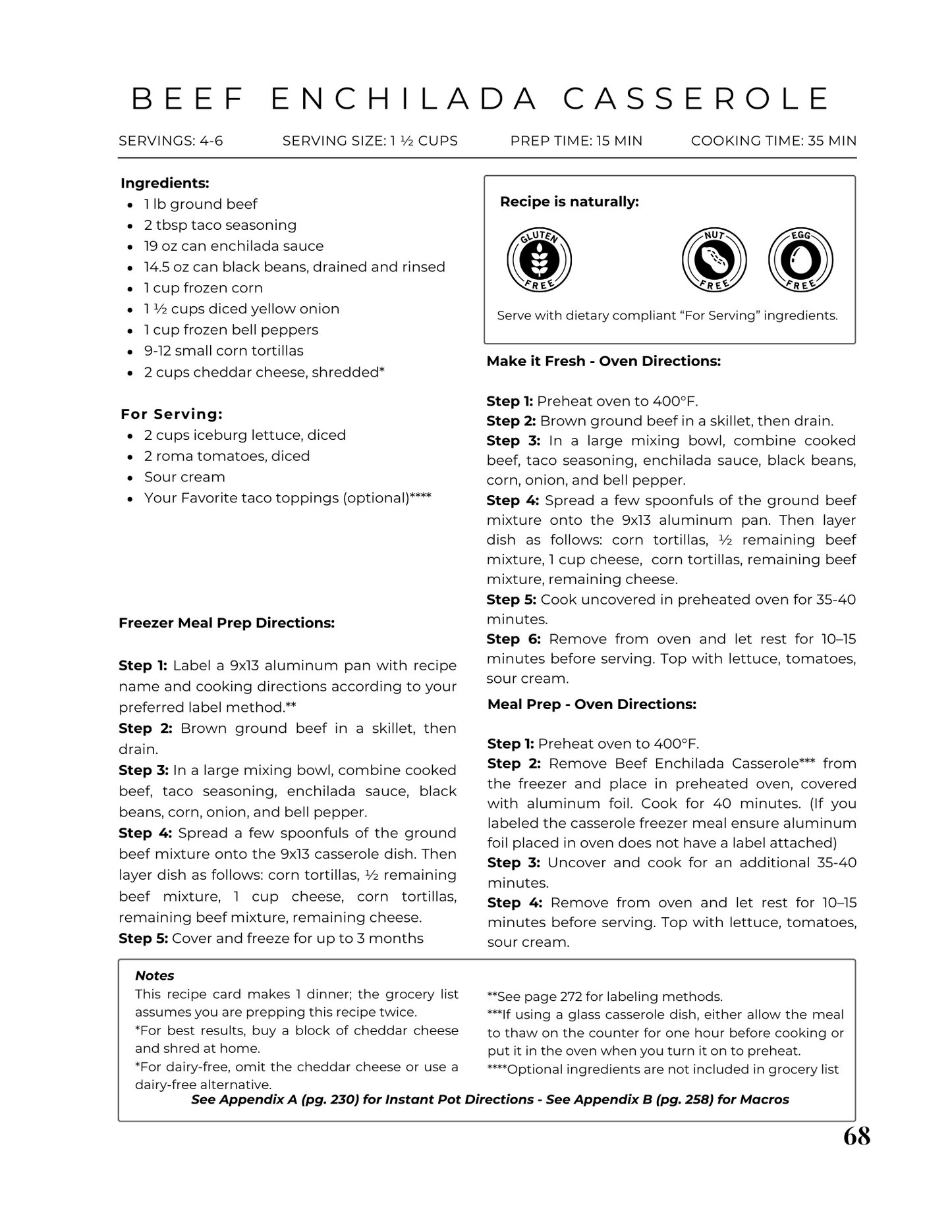 PREMIUM LAY FLAT - A Year of Meal Plans on a Budget Spiral Bound Cookbook