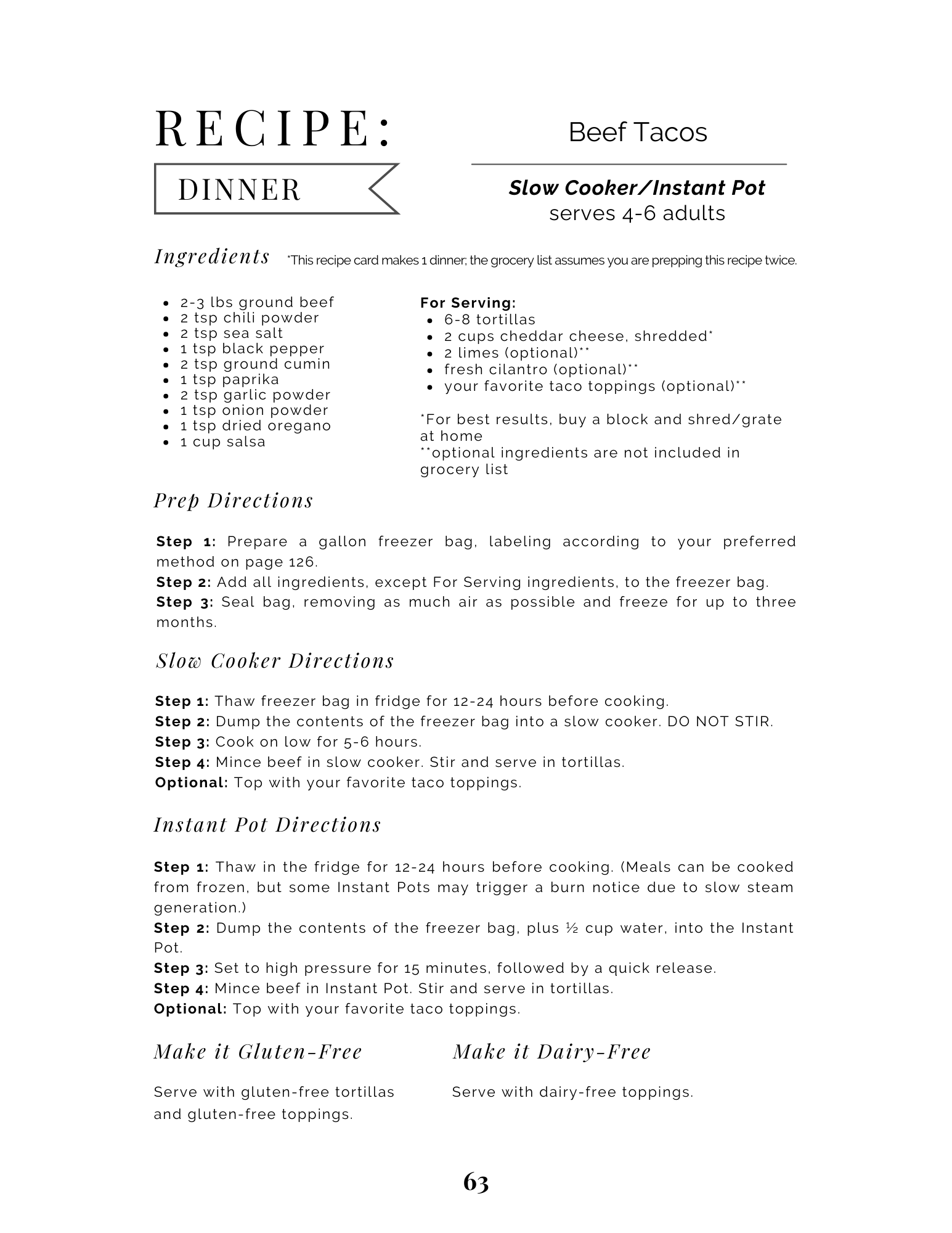 SPECIAL OFFER - A Year of Meal Plans on a Budget (Digital Download)