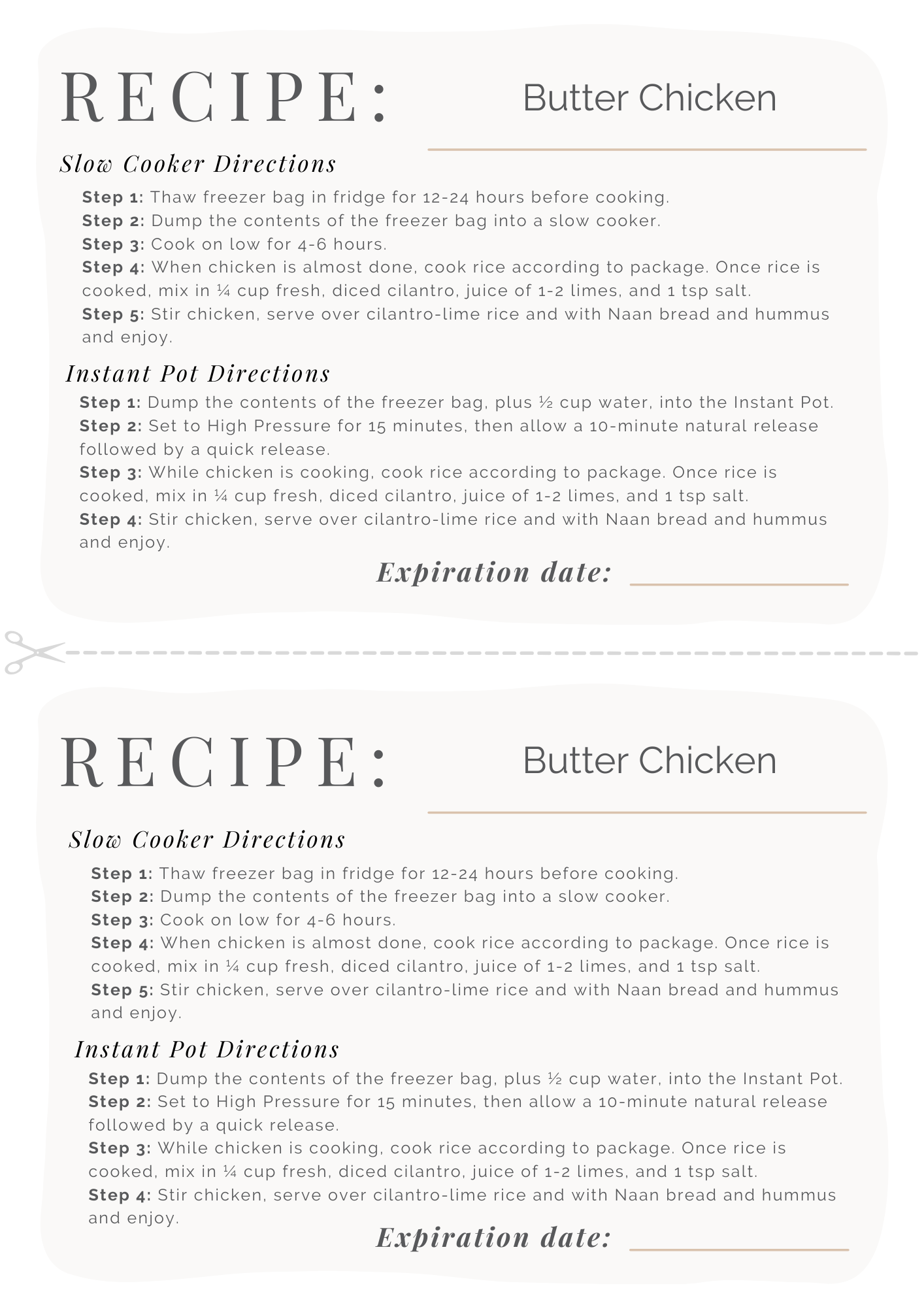 March Meal Plan - Save Time Save Money Save Energy