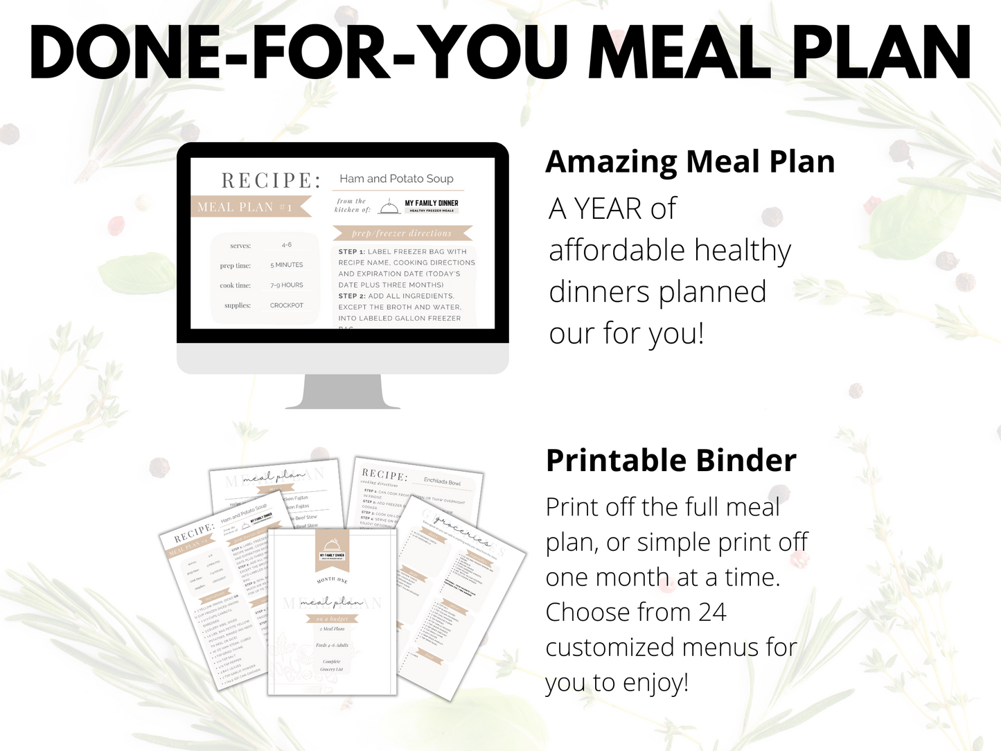 A Year of Meal Plans on a Budget