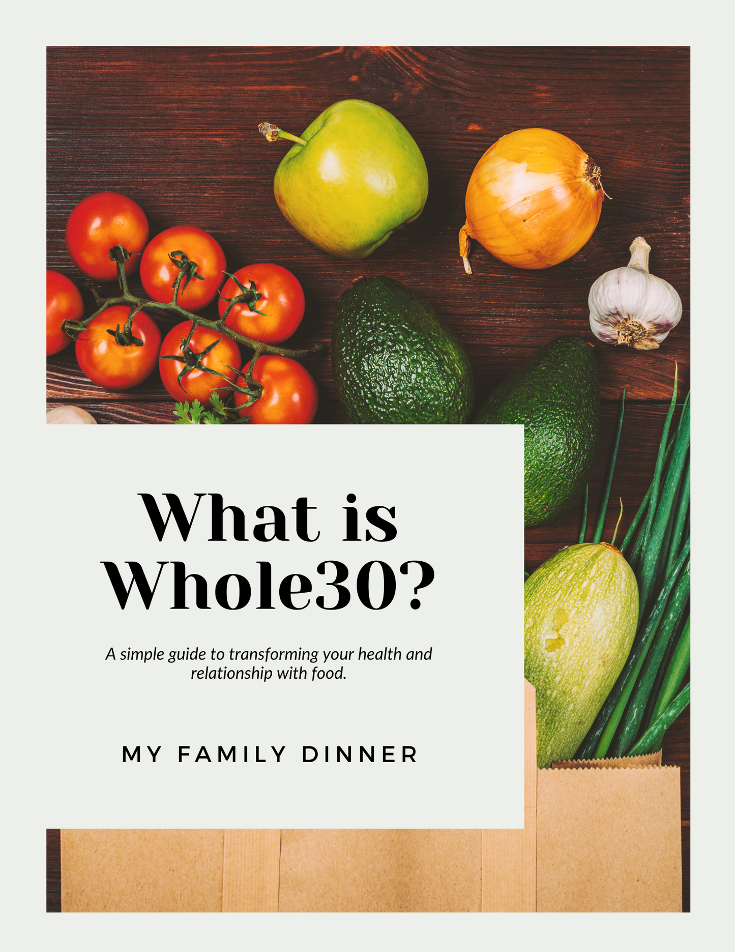 Whole 30 Meal Plan